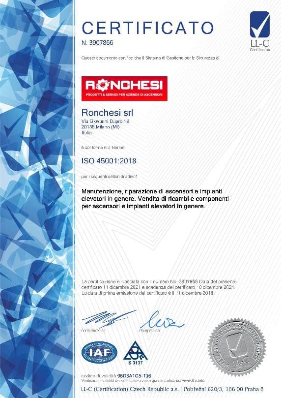 Ronchesi SRL Sicurezza